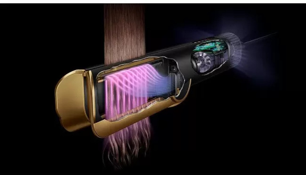Dyson Airstrait HT01 (черный оникс/золотистый)- фото3