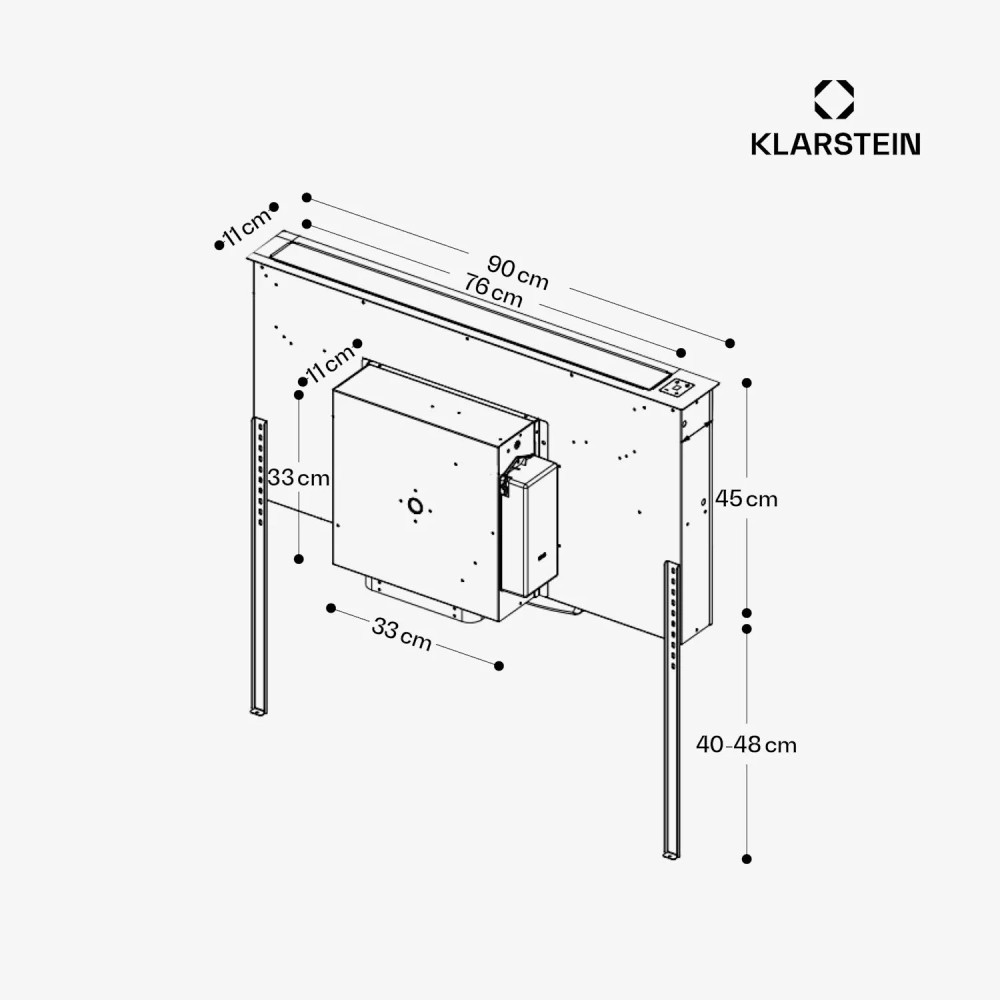 Klarstein Brisa 90 Black- фото2