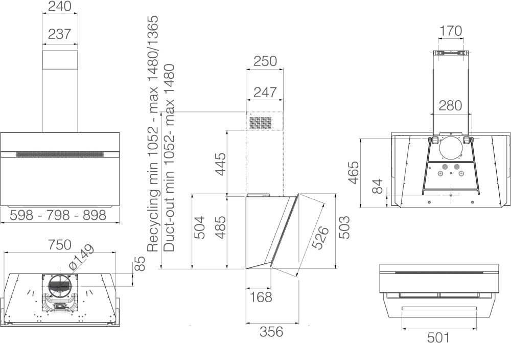 Elica NEAT @ WH/A/60- фото3