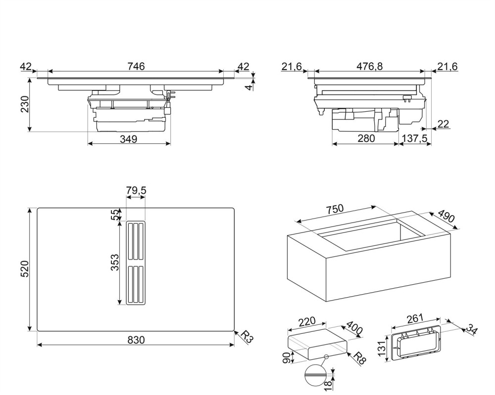 Smeg HOBD382MB2- фото3