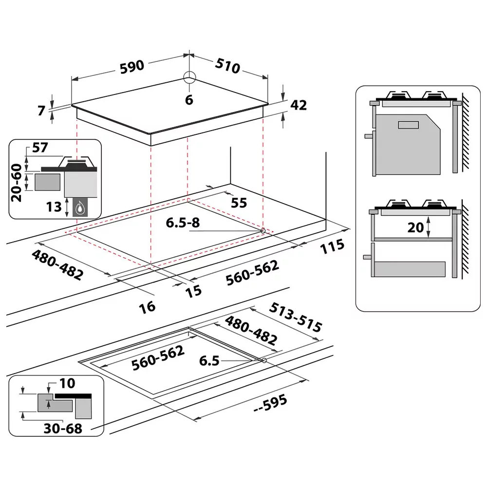 Whirlpool GOR 625/NB1- фото3