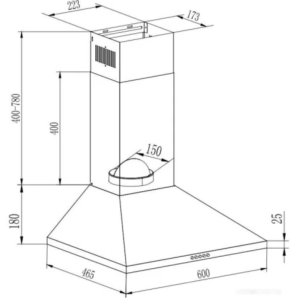 GrandGermes Rimini 60 (нержавеющая сталь) - фото2