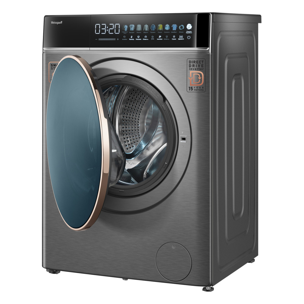 Weissgauff WMD 58411 Direct Drive Inverter Premium Steam Grey- фото3