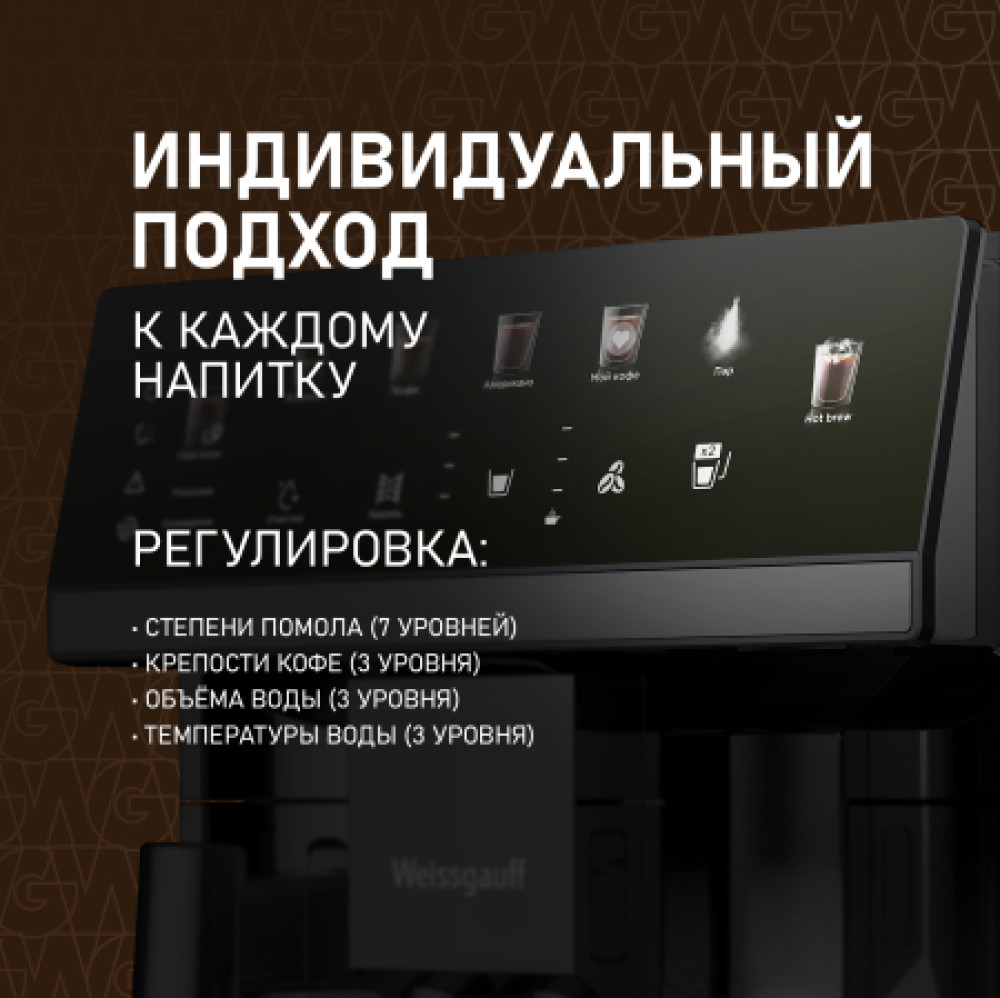 Weissgauff WCM-360 Automatic ColorTouch Nero- фото4