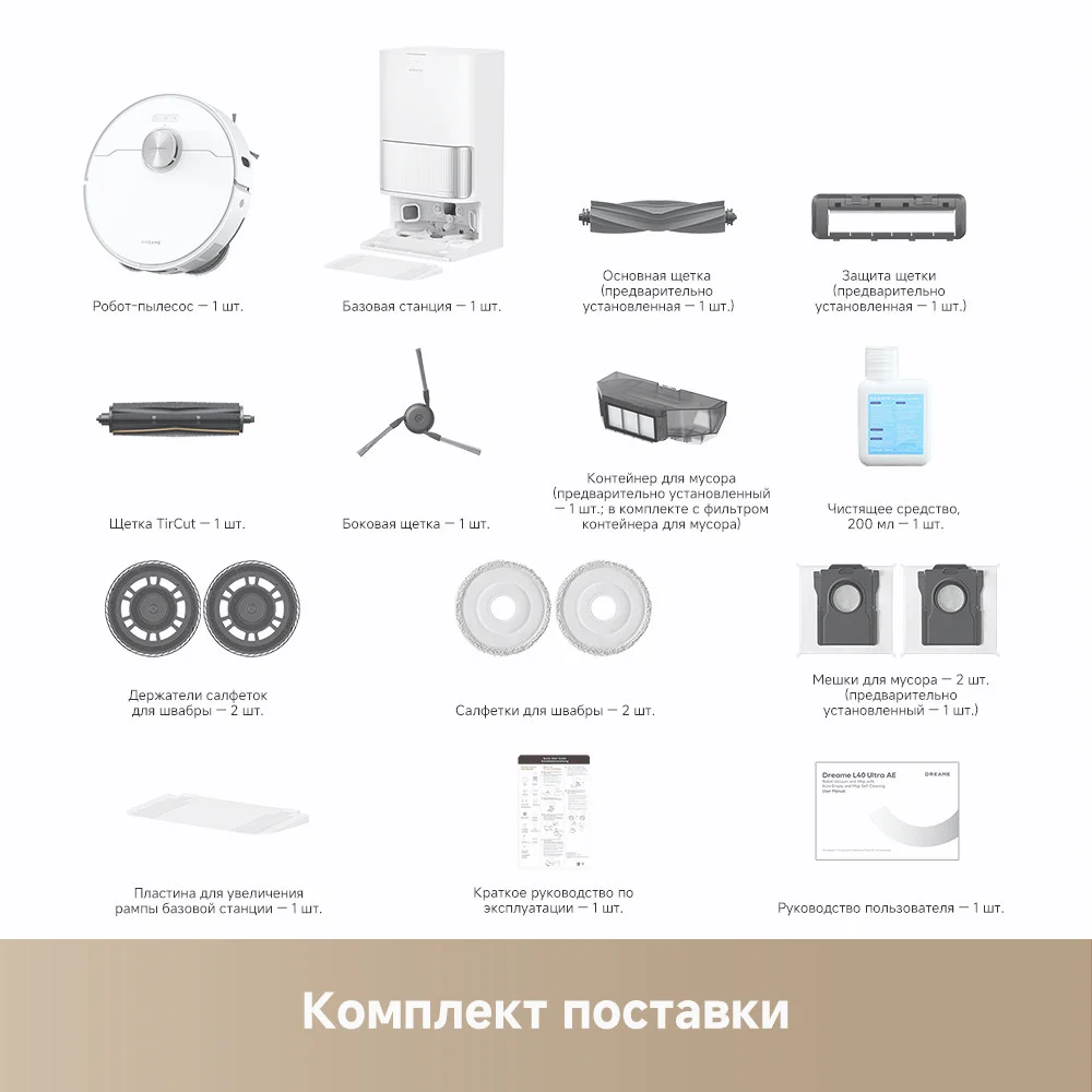 Dreame L40 Ultra AE (белый) RLL77SE- фото9
