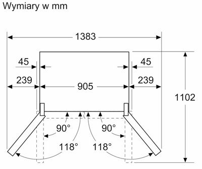 Bosch KFN96AXEA- фото6