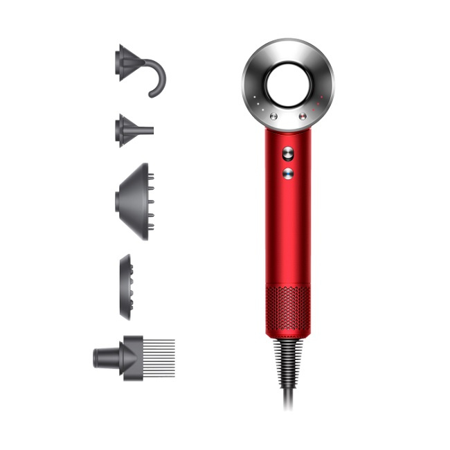 Dyson HD07 Supersonic (красный)- фото