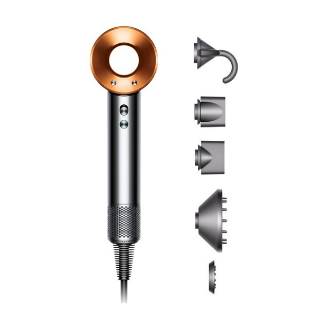 Dyson HD08 Supersonic Никель/медь - фото