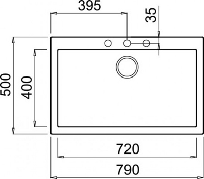 Elleci Quadra 130 G52 Bianco Pietra- фото2