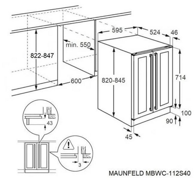 MAUNFELD MBWC-112S40- фото4