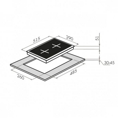 HOMSair HGG323GCBK- фото2