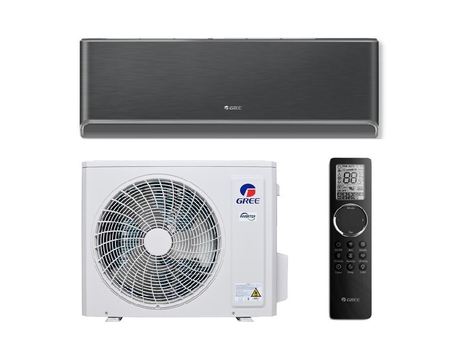 Gree Airy inverter R32 GWH12AVCXD-K6DNA1A(black)- фото2