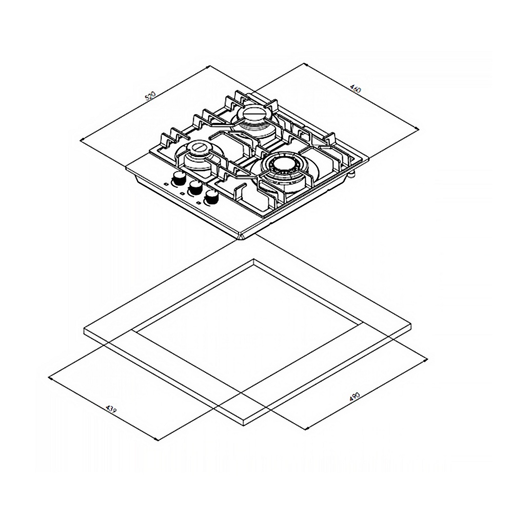 Weissgauff HGG451WGV Nano Glass- фото4