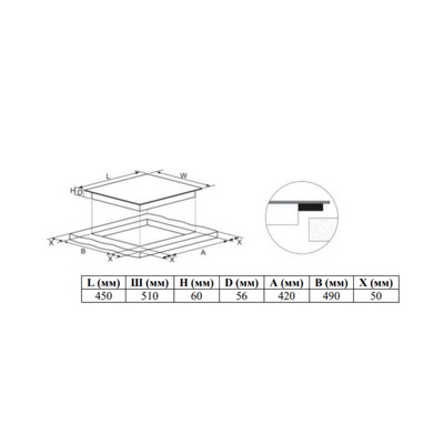 Weissgauff HI430WA Cross- фото2