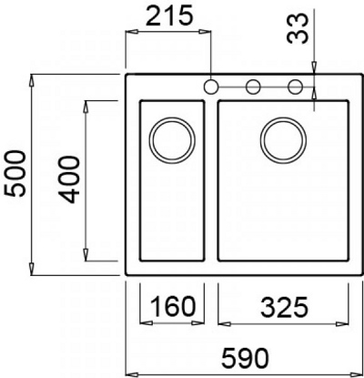 Elleci Quadra 150 G52 Bianco Pietra- фото2