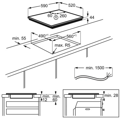 Electrolux EIV64440BS- фото2