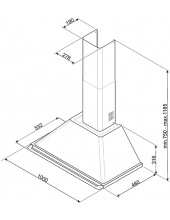 Вытяжка Smeg KT100BLE- фото2