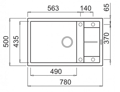 Кухонная мойка Elleci Unico 310 Avena- фото2