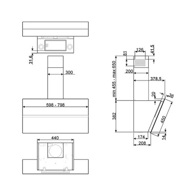 Вытяжка Smeg KCV60SE2- фото2