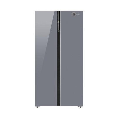 Weissgauff WSBS 600 NoFrost Inverter Dark Grey Glass - фото