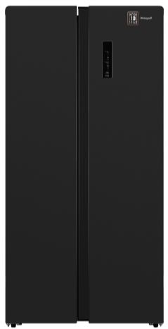 Weissgauff WSBS 500 Inverter NoFrost Black Glass- фото